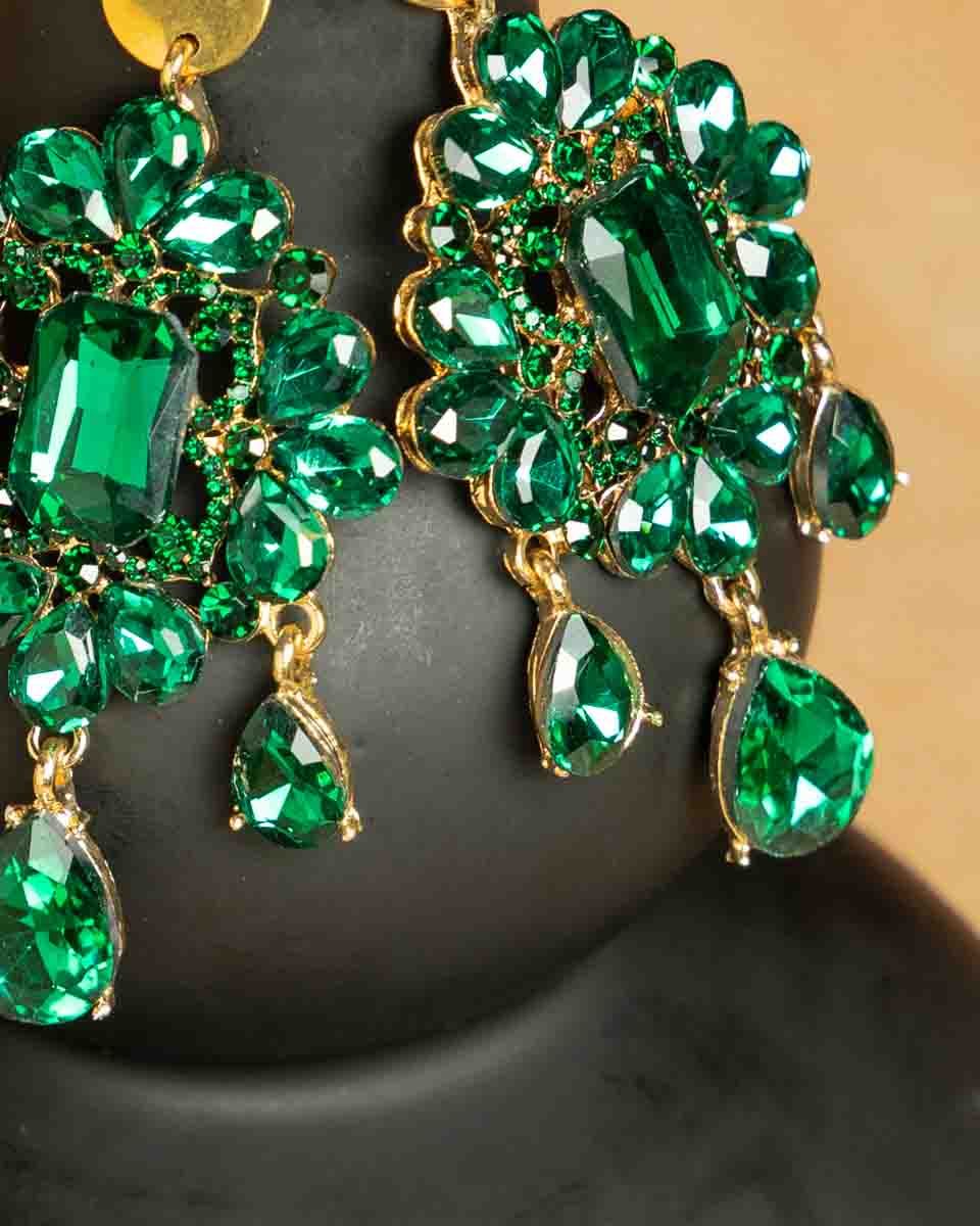 SCARLET AURA EARRINGS – EMERALD