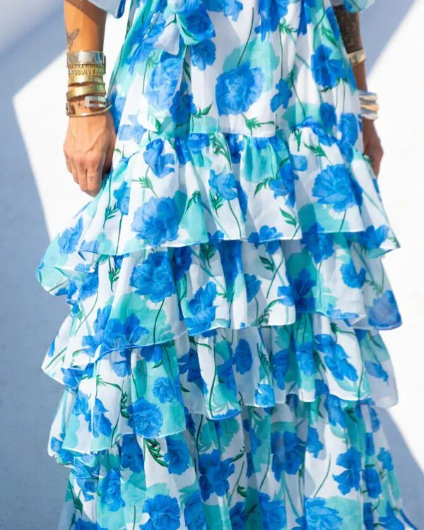 AQUA BLOOM DRESS