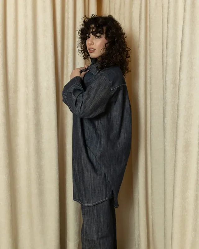 ADAPT JACKET - DRESS DENIM BLUE