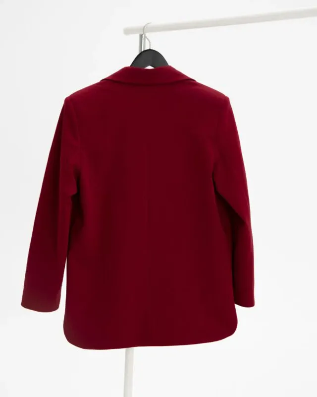 RED WINE ELEGANCE BLAZER