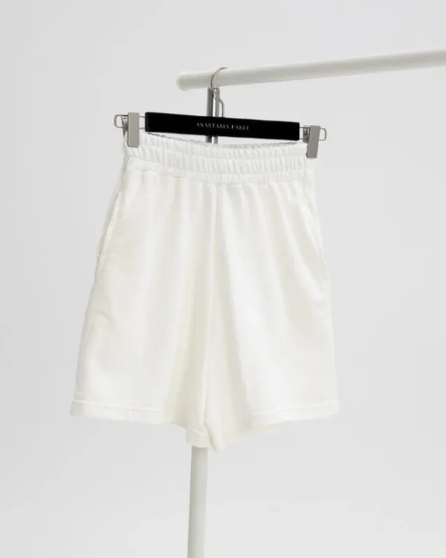 OFF WHITE SWEAT SHORTS