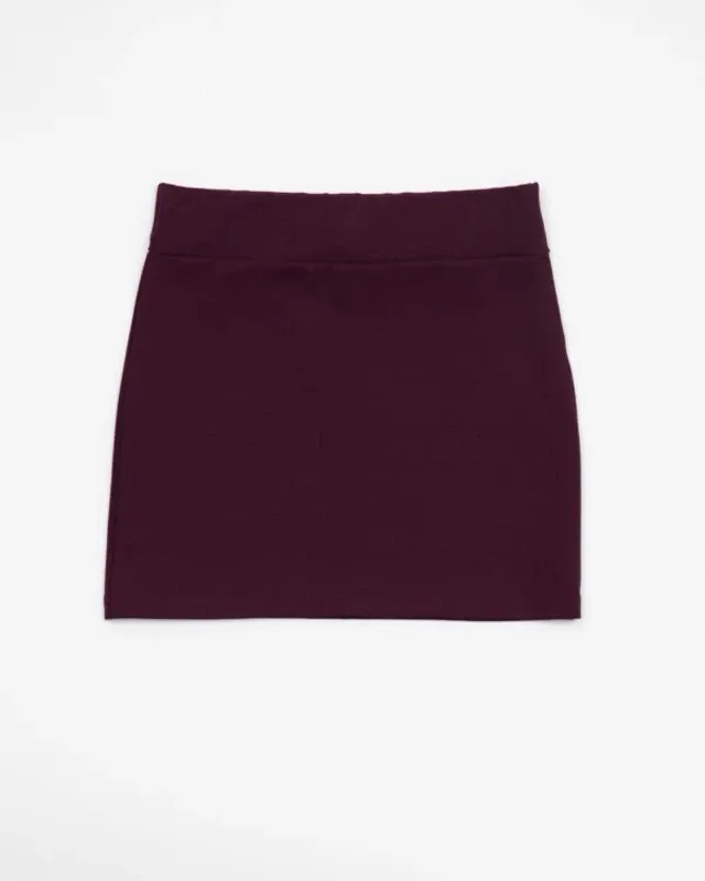 BORDEAUX MINI SKIRT