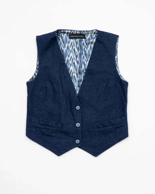 BOLD DENIM VEST