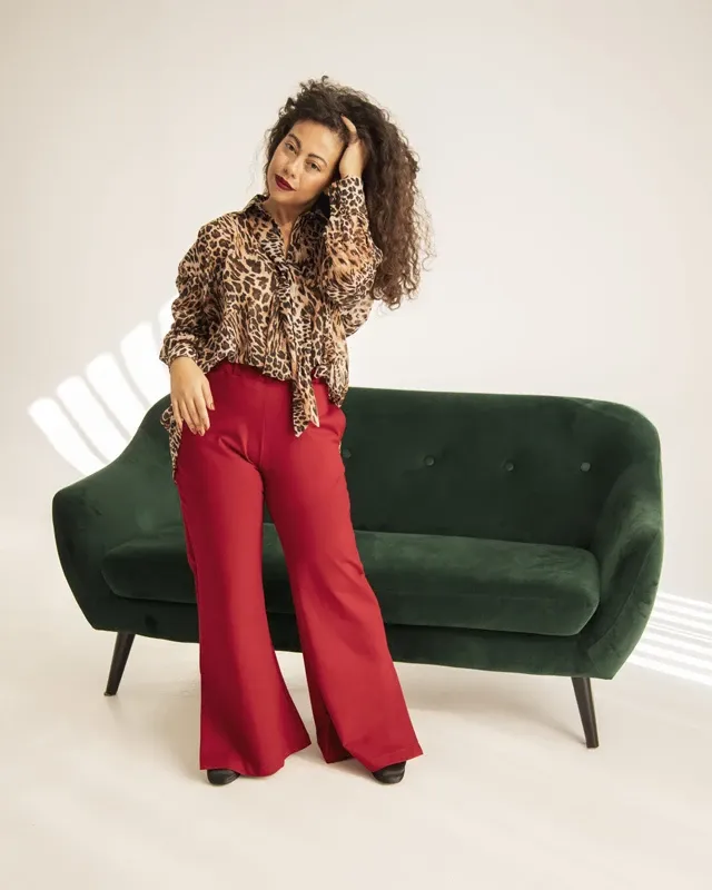 RED WINE ELEGANCE PANTS