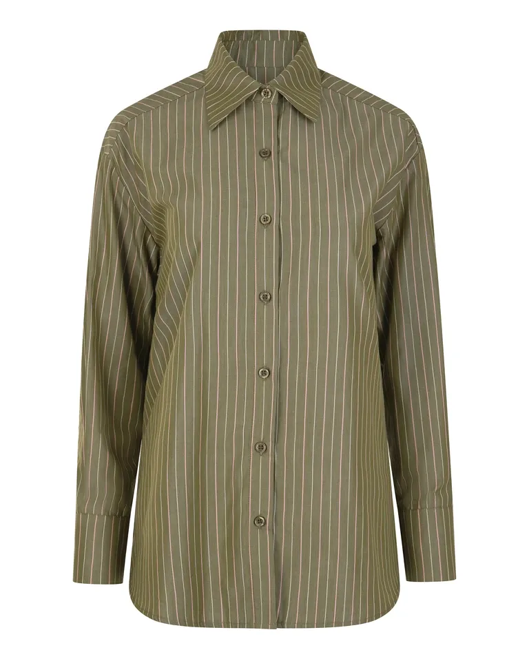 SAGE STRIPED SHIRT