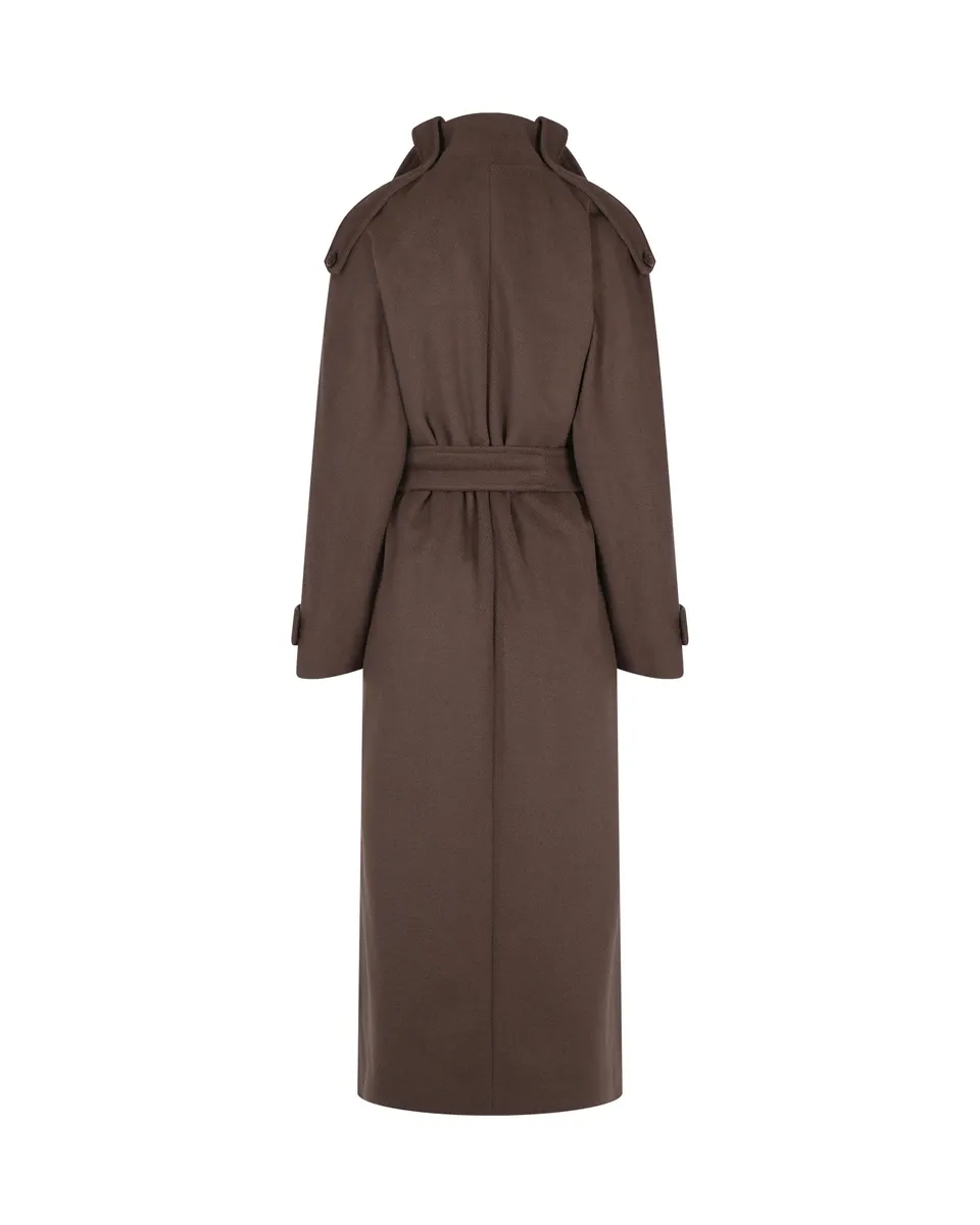MOCHA EMBRACE COAT
