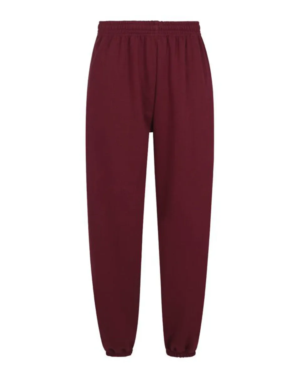 HEARTBLOOM SWEATPANTS – BURGUNDY / Μπορντό φούτερ παντελόνι με λάστιχο