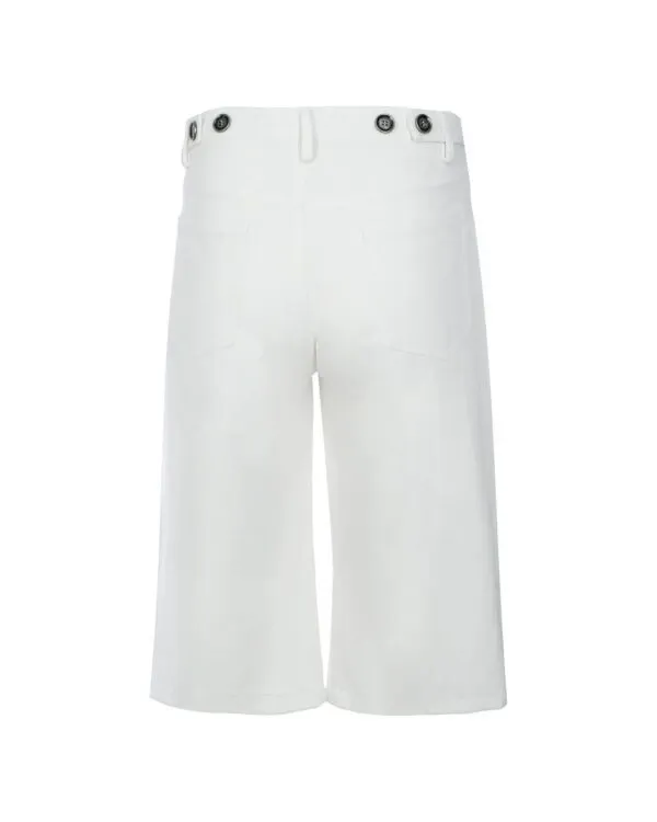 WAVELENGTH DENIM BERMUDA – OFF WHITE