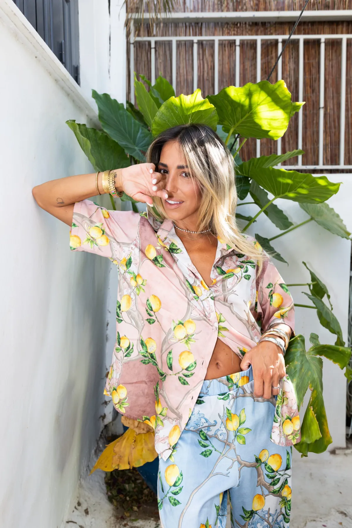 CITRUS SPELL SHIRT - ROSE ZEST