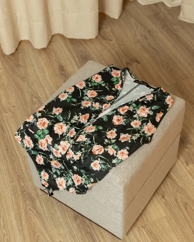 PEACH BLOOM BODYSUIT