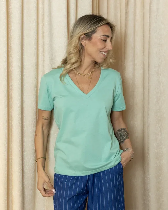 VIBE TEE AQUA GREEN