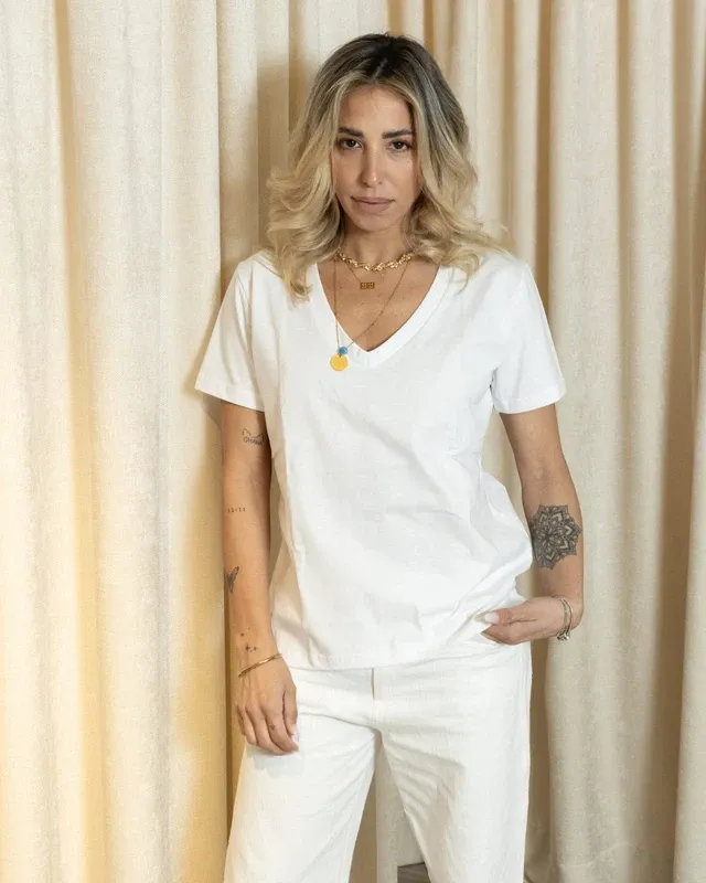 VIBE TEE OFF WHITE