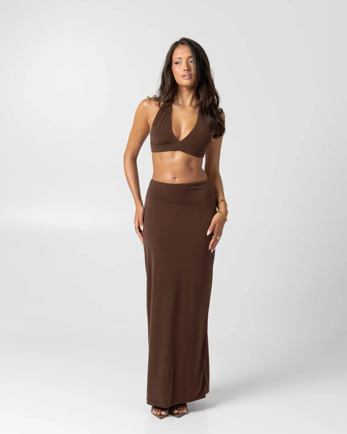 FORMA MAXI SKIRT – CACAO